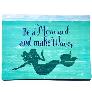 Be a Mermaid and Make Waves Vinyl Placemats, Set of 4